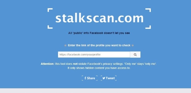 Stalkscan Quer espionar o Facebook alheio? Site Stalkscan pode ajudar na missão ...