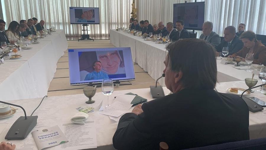Presidente Jair Bolsonaro promove reunião ministerial - Divulgação/Facebook