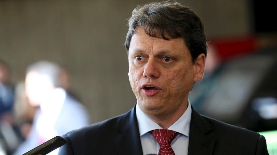 O ex-ministro e candidato Tarcísio de Freitas (Republicanos) - Wilson Dias/Agência Brasil