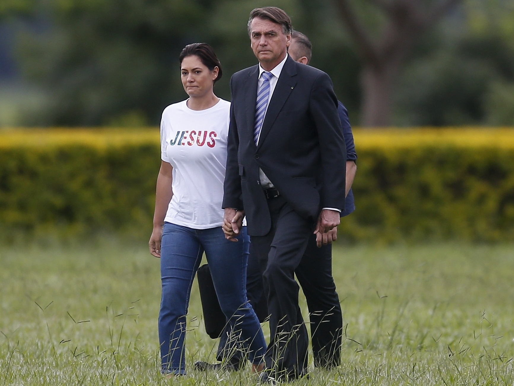 PL quer que Bolsonaro discurse antes de viajar para Orlando sem Michelle