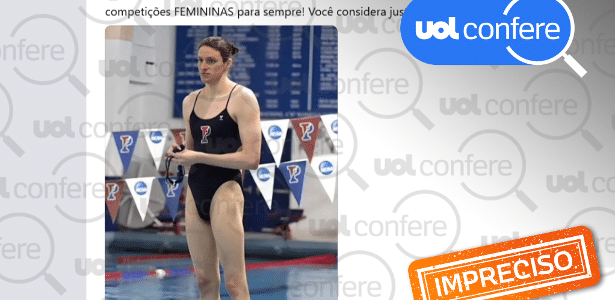 Nadadora trans Lia Thomas não foi banida, mas está fora de provas de elite