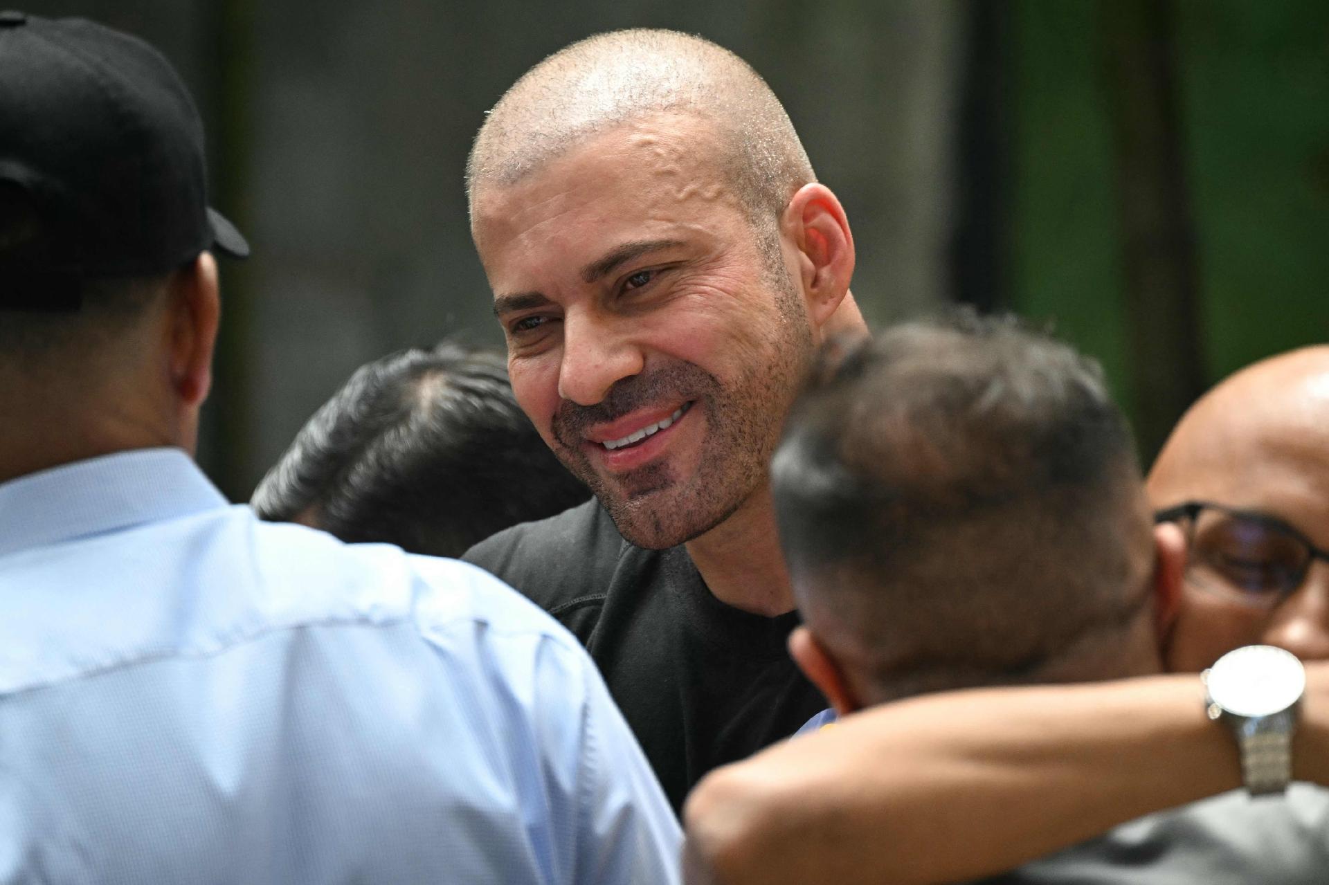 9.out.2026 - O ex-deputado Daniel Silveira em ato de apoio a Flávio Bolsonaro (PL) no Rio - undefined