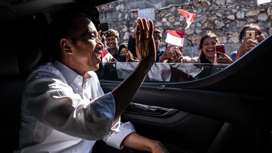 Presidente Joko Widodo, da Indonésia, visita conjunto habitacional em Kutuh, uma vila em Bali - Bryan Denton/The New York Times