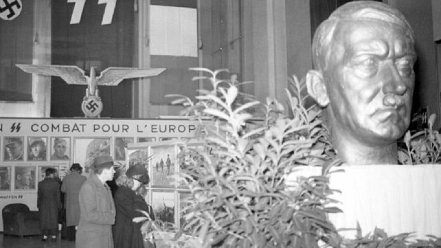 O busto de Hitler foi exposto ao público durante a Ocupação em Paris, mas nunca desde - Getty Images