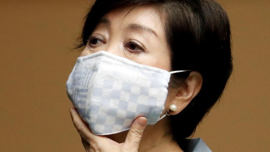 Governadora de Tóquio, Yuriko Koike, diz que situação do coronavírus está melhorando - Issei Kato