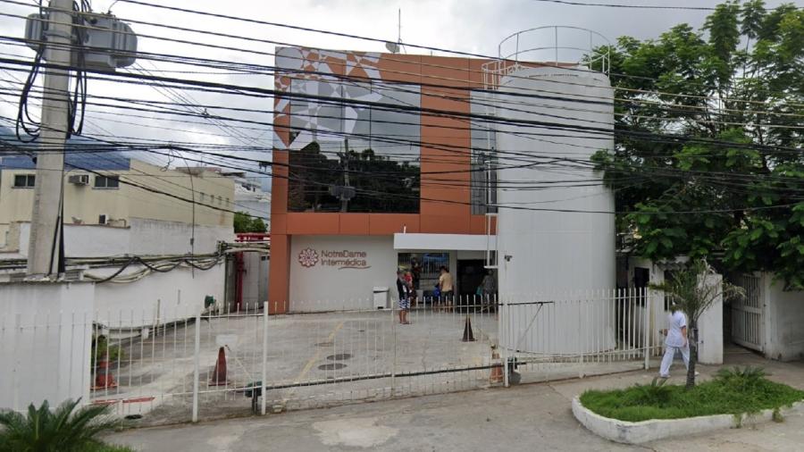 Hospital da Mulher NotreDame Intermédica, de Jacarepaguá, é parte em pelo menos 10 inquéritos da 41ª DP - Reprodução/Google Street View