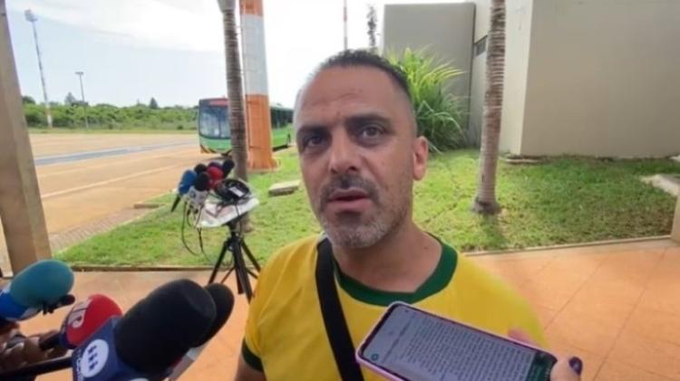 Mahmoud Salim, 43 anos, um dos brasileiros resgatados da Cisjordânia, conta que perdeu dois amigos que foram assassinados na guerra