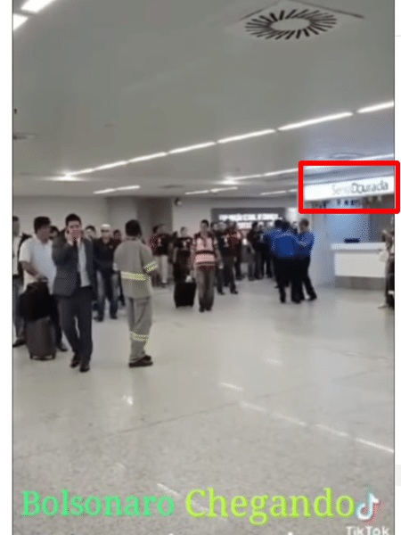 No vídeo, consta o nome Serra Dourada", que é uma locadora de veículos de Natal com loja no aeroporto