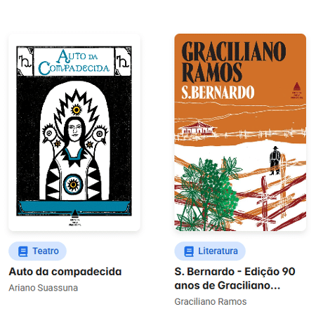 Acervo conta com livros clássicos e contemporâneos da literatura brasileira