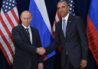 Síria, Obama e Putin - Mandel Ngan/ AFP