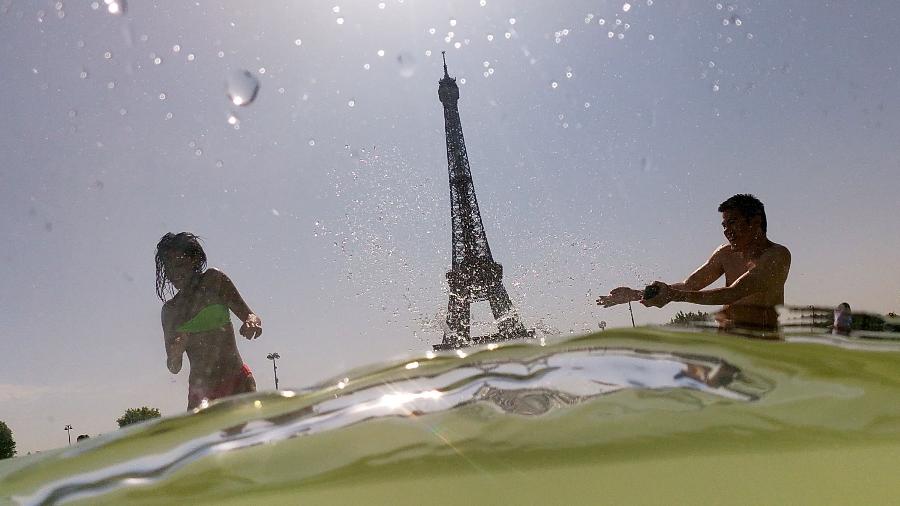 França foi um dos países que contou com altas temperaturas em 2019 - Dominique Faget/AFP