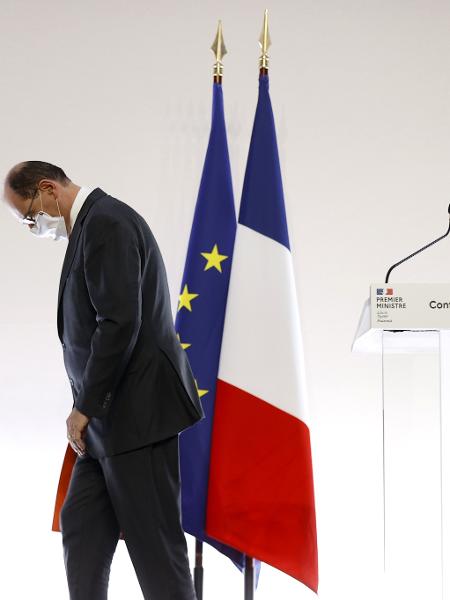 Primeiro-ministro francês Jean Castex  - Pool/AFP