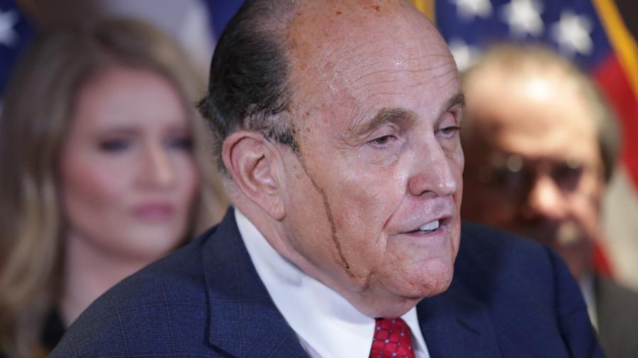 Rudy Giuliani atuou como advogado de Trump durante a eleição de 2020 - Jonathan Ernst/Reuters