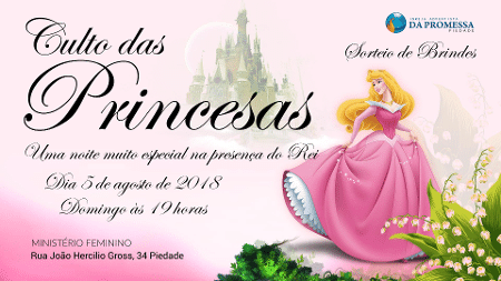 Convite para o "Culto das Princesas", que agora virou curso dedicado a "cachorras" arrependidas - Reprodução - Reprodução