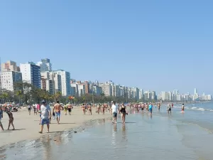 SP: Santos não tem praias liberadas para banho; outras 31 estão impróprias