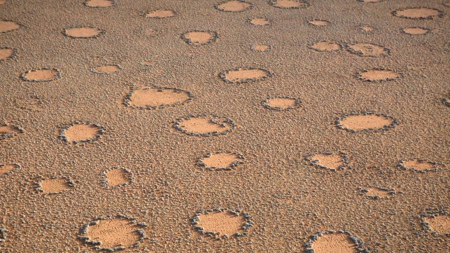 Círculos de fadas no deserto da Namíbia; formação intriga cientistas