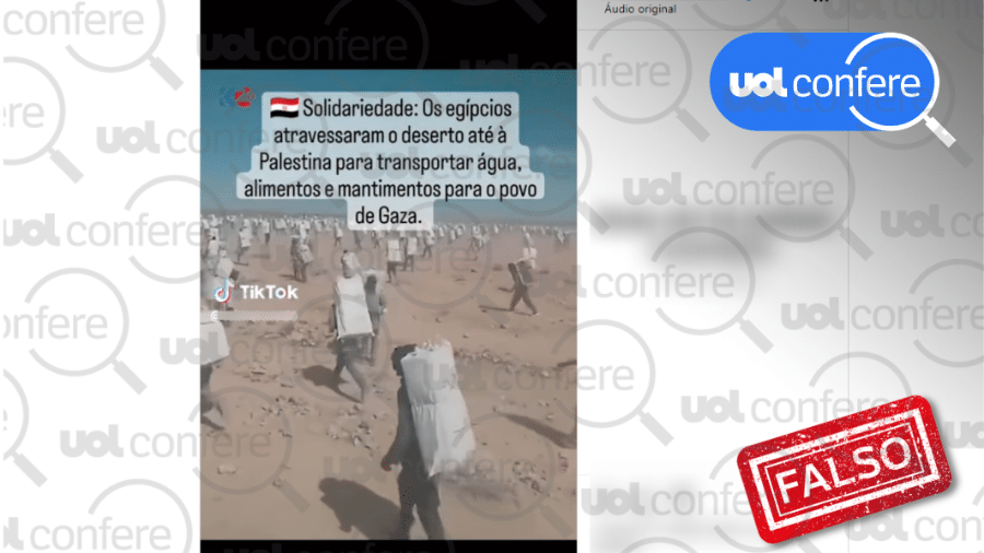 31.out.2023 - Há registro do vídeo em redes sociais desde agosto, antes da ofensiva do Hamas