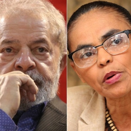 Marina Silva rompeu laços com o PT depois de considerar ter sido alvo de ataques na eleição de 2018 - Montagem UOL