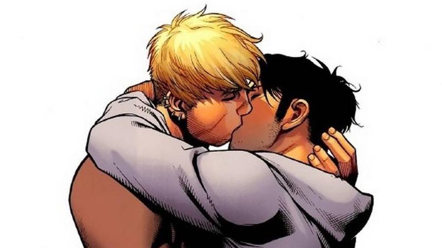 Beijo gay em revista Vingadores - Reprodução