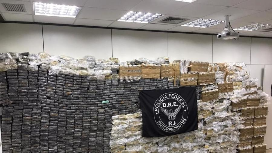 PF apreende cerca de 2,5 toneladas de cocaína em Duque de Caxias, no Rio de Janeiro - Divulgação/Polícia Federal