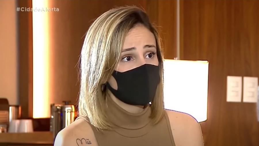 Débora Saraiva revelou que ela e o filho eram agredidos pelo médico e vereador Dr. Jairinho, padrasto de Henry Borel - Reprodução/TV Record