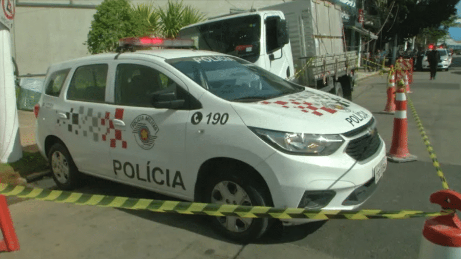 Trabalhador que caiu de edifício na zona sul de São Paulo morreu - TV Band/Reprodução
