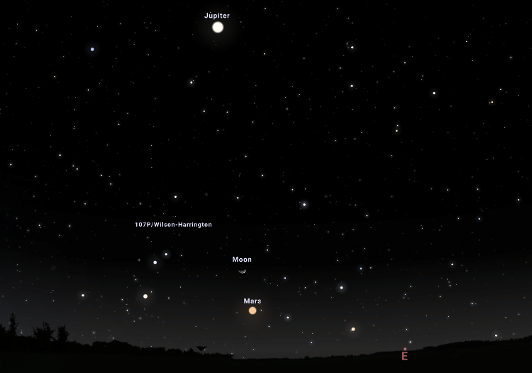 lua marte - Stellarium - Stellarium