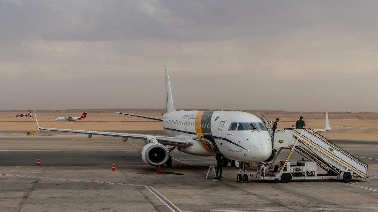 Avião da FAB no Egito que trará grupo de brasileiros retidos em Gaza de volta