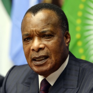 Denis Sassou Nguesso, presidente da República do Congo desde 1997 - Thierry Charlier/AFP
