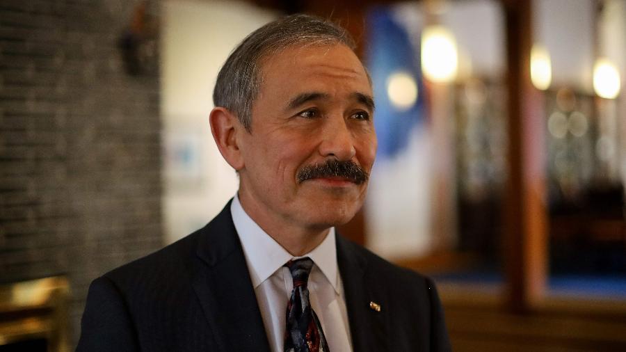 16.jan.2020 - Harry Harris, embaixador dos Estados Unidos na Coreia do Sul, após entrevista a jornalistas em Seul - AFP