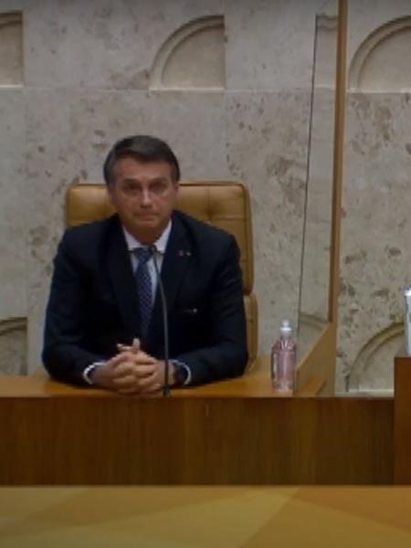 Decisão sobre depoimento de Bolsonaro será remetida ao plenário virtual do Supremo - Reprodução/TV Justiça/YouTube