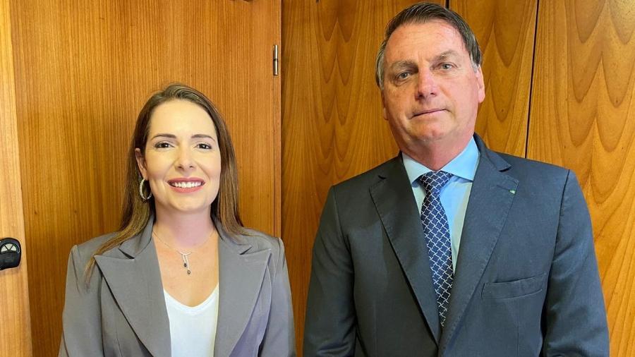 Delegada Patrícia recebe apoio de Jair Bolsonaro - Reprodução/Facebook