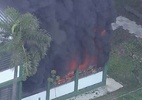 Incêndio de grandes proporções atinge escola na zona norte de São Paulo - TV Globo/Reprodução 