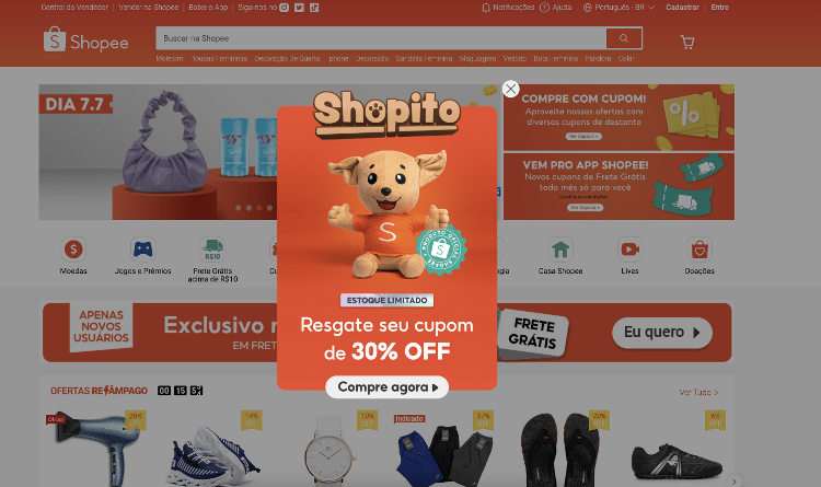 Shopee discount coupon - run - run
