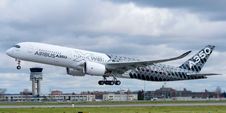 Airbus A350, avião comercial com capacidade para 344 pessoas, custa R$ 1,7 bilhão, aproximadamente