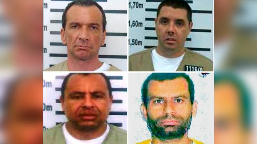 Marcola,Tiriça, Andinho e Vida Loka, presos atualmente na Penitenciária Federal de Brasília, agora são rivais