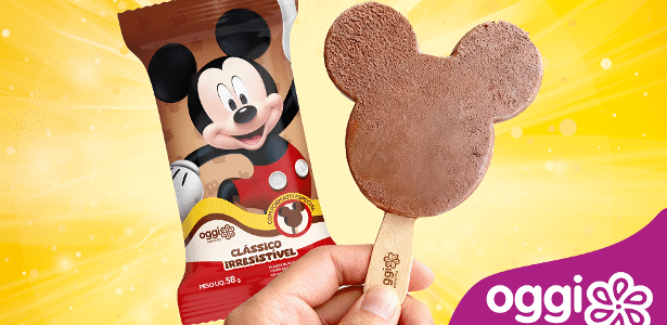 Mickey, Homem Aranha e mais: Oggi Sorvetes anuncia parceria com a Disney