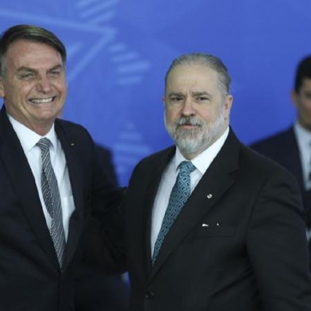 O presidente Jair Bolsonaro e o procurador-geral da República Augusto Aras - Foto: José Cruz/Agência Brasil