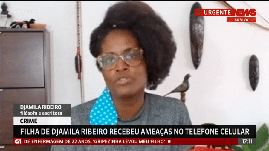 "É a primeira vez que vou à delegacia para tomar uma atitude em relação a isso", diz a escritora - Reprodução/GloboNews