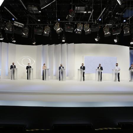 Após debate com 11 candidatos realizado pela Band (foto) não resta mais nenhum debate na TV confirmado em São Paulo - Kelly Fuzaro/Band