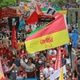 2.out.2021 - Manifestantes reuniram-se no largo do Rosário, região central de Campinas (SP), na manhã deste sábado (2), para pedir o impeachment do presidente Jair Bolsonaro - Leandro Ferreira/Estadão Conteúdo