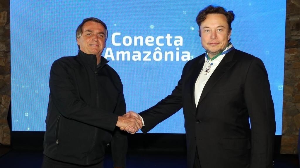 Encontro de Jair Bolsonaro com Elon Musk