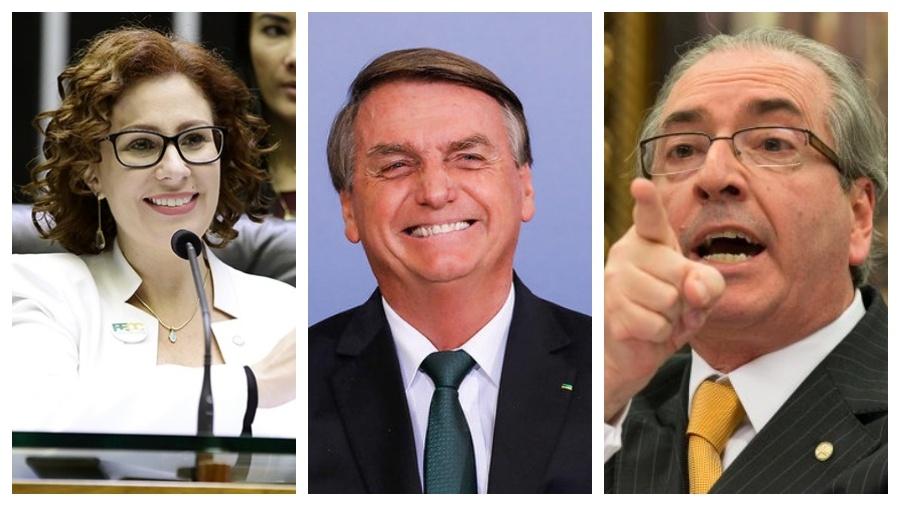 Carla Zambelli falou sobre Eduardo Cunha apoiar Jair Bolsonaro - Reprodução