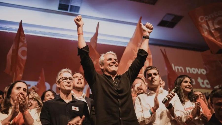 30.jul.22 - Partido Novo oficializa candidatura de Felipe D"Avila à presidência - Divulgação/Novo