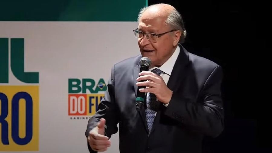 Geraldo Alckmin discursa no Centro Cultural Banco do Brasil em reunião do gabinete de transição - Reprodução/Youtube Lula