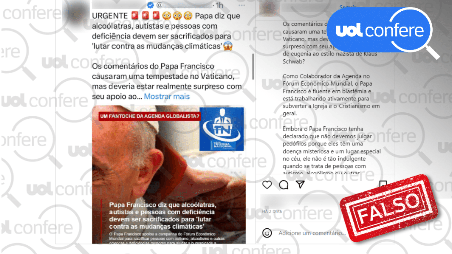 Papa aos comunicadores: contrastar as fake news, mas não isolar os que têm  dúvidas