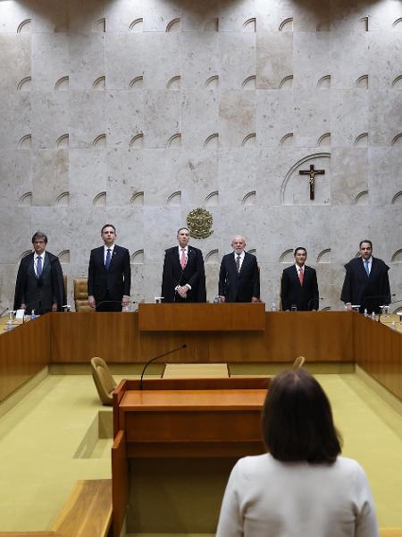 1º.fev.2024 - Abertura do ano judiciário de 2024 com Lula e o presidente do STF, Roberto Barroso