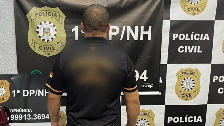 Suspeito de 49 anos, do Rio Grande do Sul, foi solto após ser acusado de participar de ataque durante show da Lady Gaga, no Rio de Janeiro - PC-RS