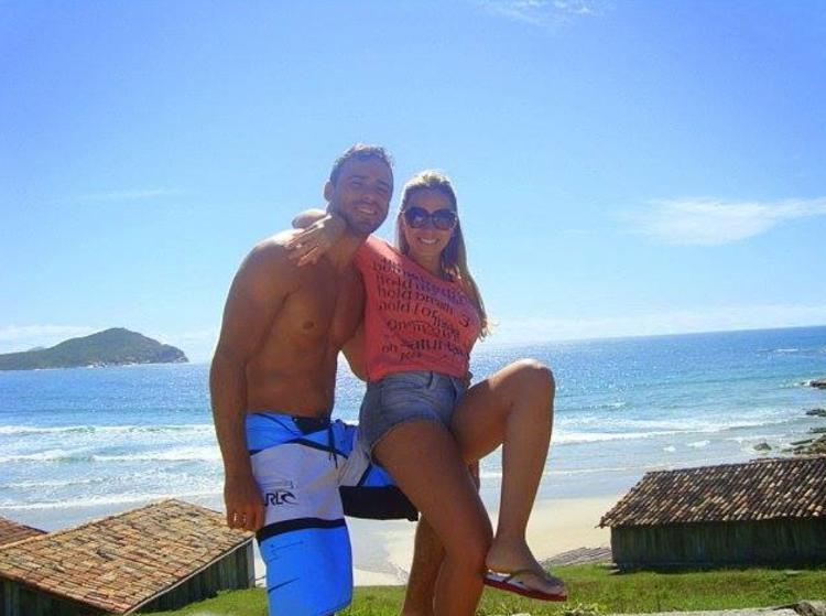 Ana e Jeferson em foto de 2013; casal ficou 20 anos junto, segundo familiares