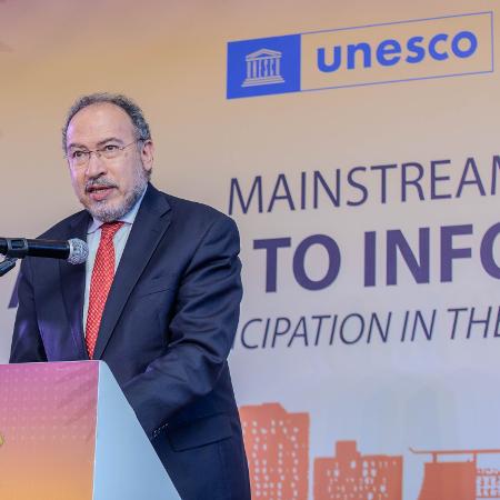 Tawfik Jelassi, diretor-geral adjunto de Comunicação e Informação da UNESCO
